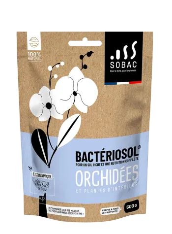Bactériosol Orchidées et Plantes d’intérieur – Activateur biologique naturel Sobac 500 g