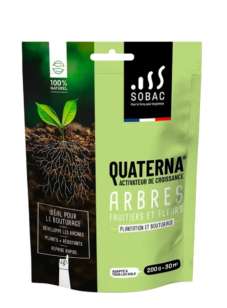 Quaterna Sobac 200 g – Activateur de croissance racinaire naturel