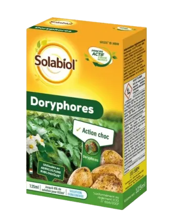 Insecticide utilisable en agriculture biologique pour lutter contre le doryphore (Solabiol). Principe actif d'origine naturelle.