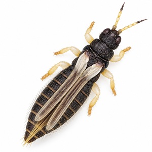 Heliothrips haemorrhoidalis ou thrips du laurier tin.