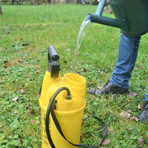Compléter avec le bon volume d'eau, puis traiter.
