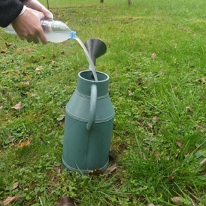 Prélever 1 L de la solution mère de nématodes